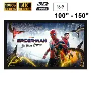 Visualax 100'' 110 120 130 140 150 inch Fixed Frame Acoustic Transparent Screens