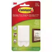 3M Command Picture Damage Free Hanging Strips 4 Sets Holds 12 lbs 17201-4PK