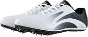 [ZHENSI] Men's Track and Field Shoes Spikes Running Shoes Lightweight Breathable for Sprint Long Jump Student