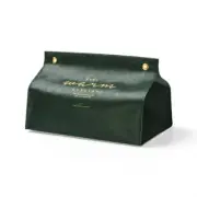 Waterproof PU Napkin Tissue Holder Ins Nordic Leather Box Paper Container Case