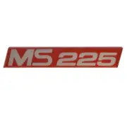 MasterCraft Boat Decal 759647 | MS 225 Red Silver Vinyl 7 1/2 Inch