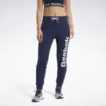 REEBOK TRAINING LINEAR LOGO PANTS 女款 長褲 休閒長褲 串標 訓練 藍色 FU2259