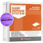 HOSPITOLOGY PRODUCTS Mattress Encasement - Zippered Bed Bug Dust Mite Proof