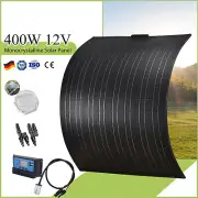 12V 400W Flexible Solar Panel Kit Mono Cells Boat Camping Caravan Charging Power