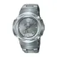 CASIO卡西歐 G-SHOCK 太陽能電波雙顯手錶-銀_ AWM-500D-1A8_44.5mm