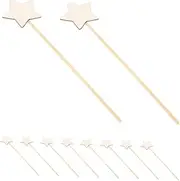 QUMIIRITY Star Craft Kit 10pcs Wooden Fairy DIY Projects for Girls Enhance Creativity