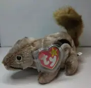 TY Beanie Babies Chipper The Chipmunk 1999 Mint W/Tag