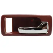 Inside Door Handle For 90-93 Honda Accord-Front Right-Light Red w/ Chrome Lever (for: Honda)