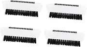 WATIIFUFU 4pcs Double-Sided Hand Scrub Brush Set for Grout Car Face Cleaning Strong Bristle Exfoliating
