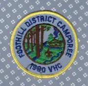 COR - Verdugo Hills Council - Mint - 1980 Camporee FoothillDistrict