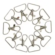 24pcs Metal Hook Clasp Chain Clasps Metal Practical Lanyard Clips