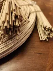 Basket Round Reed #4 2 3/4 mm Coil Basket Weaving Cane for Chair Making .