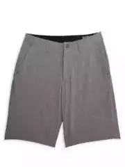 NWT $55 VOLCOM KEROSENE HYBRID SHORTS SURF & TURF STRETCH HEATHER GREY