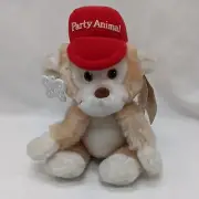 Russ Luv Pets Party Animal Monkey 8" Stuffed Animal Plush With Tags