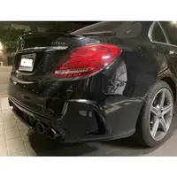 在飛比找蝦皮購物優惠-賓士 Benz W205亮黑大後風刀 C300後風刀 W20