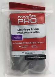 Wooster Pro Lint-Free Foam for Painting Wall, Doors & Metal 4.5 Inches - New