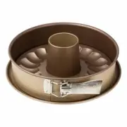 Zenker Mojave Gold Springform Pan Flat and Tube Bottom Baking Pan Gold Ø26cm