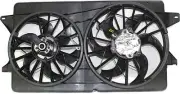 Dual Fan Assembly For 99-03 Ford Windstar Mini Cargo Van 3 Door With 12 Blade