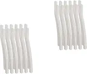 FRCOLOR 2sets Men's Women's Eyebrow Shaper Stainless Steel Razor Beauty Tool for Travel 12pcs*2
