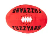 Plush Aussie Football Dog & Puppy Toy with Squeaker by FuzzYard