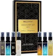 Luxury Discovery Gift Set 7x8ML Eau De Parfum Perfume for Men with Woody, Fresh & Oud Long Lasting EDP Fragrance Scent