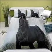 Home Textiles Printed Horse Bedding Quilt Cover & Pillowcase 2/3PCS US/AE/UE Full Size Queen Bedding Set(10,EU King 240x220cm)