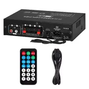 AK35 Bluetooth 5.0 Power Amplifier Home/Car/Marine Stereo AUX FM TF Audio Amp