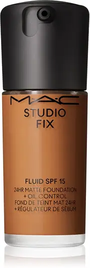 [Mac cosmetics] Mac Studio Fix Fluid SPF 15 - Mattifying Makeup 30ml NC47