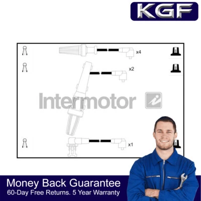 KGF HT Ignition Leads Fits Renault Safrane 1992-1996 3.0 7700260501