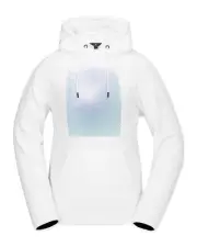 Volcom Essential Hoodie Women's Sweatshirt, White, Medium