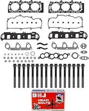 DNJ HGB4142 Cylinder Head Set with Head Bolt Kit, Automotive Replacement Parts for 1991-1995 Ford Ranger 3.0L 2986cc 182cid V6 OHV