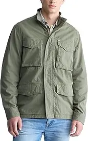 [Buffalo David Bitton] Men's Joe Long Sleeve Denim Trucker Jacket