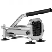 VEVOR French Fry Cutter, Stainless Steel Blade Potato Slicer, Manual Potato Chopper Cutter with Suction Cups, Fries Cutter for Potato, French Fries, C