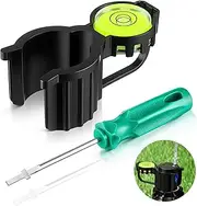 Gulfmew Sprinkler Head Tool Compatible with Rain Bird, Hold Up Tool with Bubble Level and Sprinkler Spray Head Rotor Adjustment Tool, Rotor Sprinkler Tools for Lawn Irrigation Sprinkler System Repair