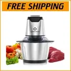 1.2L Mini Food Processor with Stainless Steel Blades - Safe and Versatile