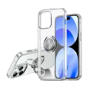 016 Transparent Phone Case Ring Holder Soft Case for iPhone15 Pro Max