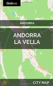 ANDORRA LA VELLA, ANDORRA - CITY MAP By Jason Patrick Bates **BRAND NEW**