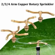 3x Automatic Rotary Whirling Sprinkler Garden Lawn Watering Nozzle Spray Sprayer