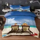 Back Chair Beach 3D Printing Duvet Quilt Doona Covers Pillow Case Bedding Sets