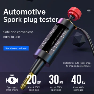 In Line Spark Plug Tester Ignition System Coil Engine Auto Diagnostic Test Tool