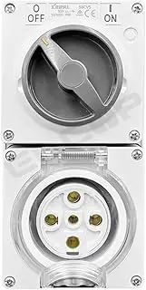 5 Round PIN 32A Switch & Socket 500V IP66 | Klipal