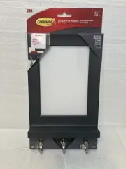 3M Command: Message Center with 3 Key Hooks and Dry Erase Board (Slate Gray)