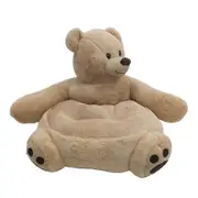 Regenboghorn Stuffed Animal Sofa Chair For Kids, Teddy-Bear-Fluffy smiling-bear