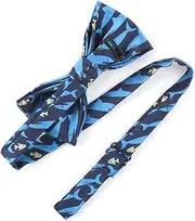 [OFFSCH] Unique Kids Floral Bow Tie Red Sequin Tie for Boys Adjustable Cravat for