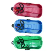 Kids Snow Sled Sledding Sturdy with Handles on Both Sides Winter Toys Outdoor