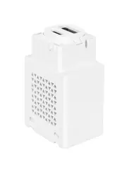 Lucci Power USB-A and USB-C Mechanism in White