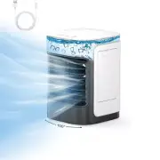 Portable Air Cooler Fan Mini AC Air Conditioner Personal Cooling with 3 Speeds