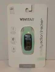 Vivitar activity action tracker Teal LCD WRIST WATCH Calories steps distance