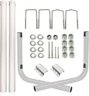 FUYEAR 60" Boat Trailer Guides,Boat Guides for Trailers,Ocean Specific 316L Stainless Steel Trailer Guide Poles,High Visibility UPVC Boat Trailer Guides Poles Kits,for Trailers,Boats,Kayaks and More