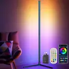Corner Floor Lamp, 165Cm LED Floor Lamp RGB Dimmable Colour Changing, DIY Mode F